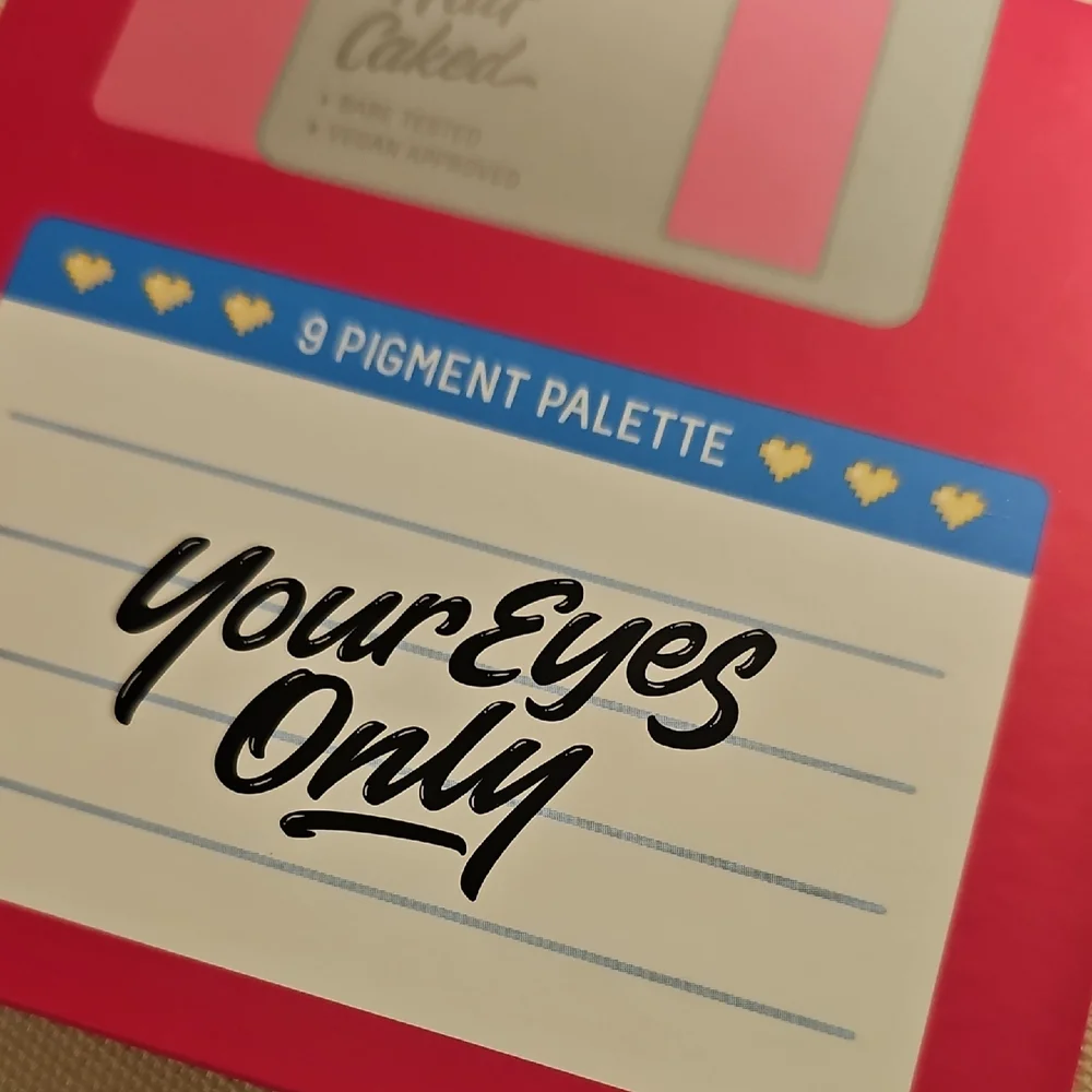 Eyeshadow Palette with Pink, Gold, and Brown Shades